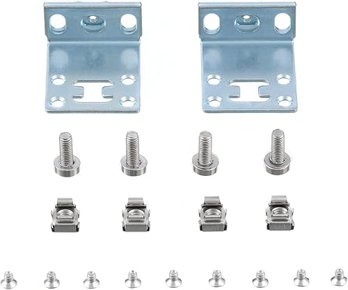 Miniatura 7 de Kit de montaje en rack para interruptores de enebro de 17,3 pulgadas para Juniper EX2200/EX2300