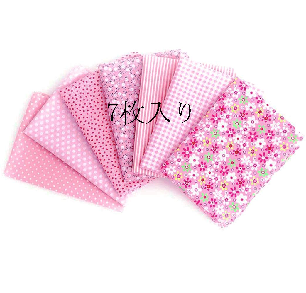 Amazon | 【7枚セット】生地 布 花柄 DIY手芸用 綿 花柄 ハンドメイド 