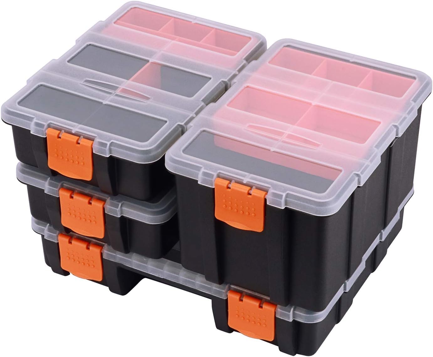 GLIVE (LABEL) 4 Piece Set Toolbox Hardware & Parts Organizers Compartment Small Parts Organizer, Versatile and Durable Storage Tool Box (B0DCFXQK2Y) Amazon Price History, Amazon Price Tracker