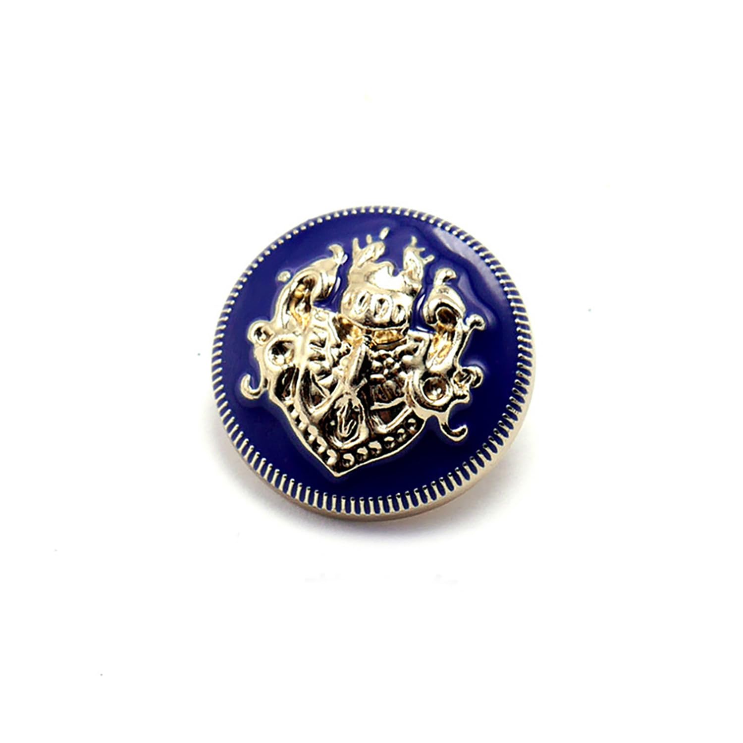 5 PCS Fashion Metal Gold Engraving Copper Button DIY for Handmade Clothing Accessories Coat Shank Buttons