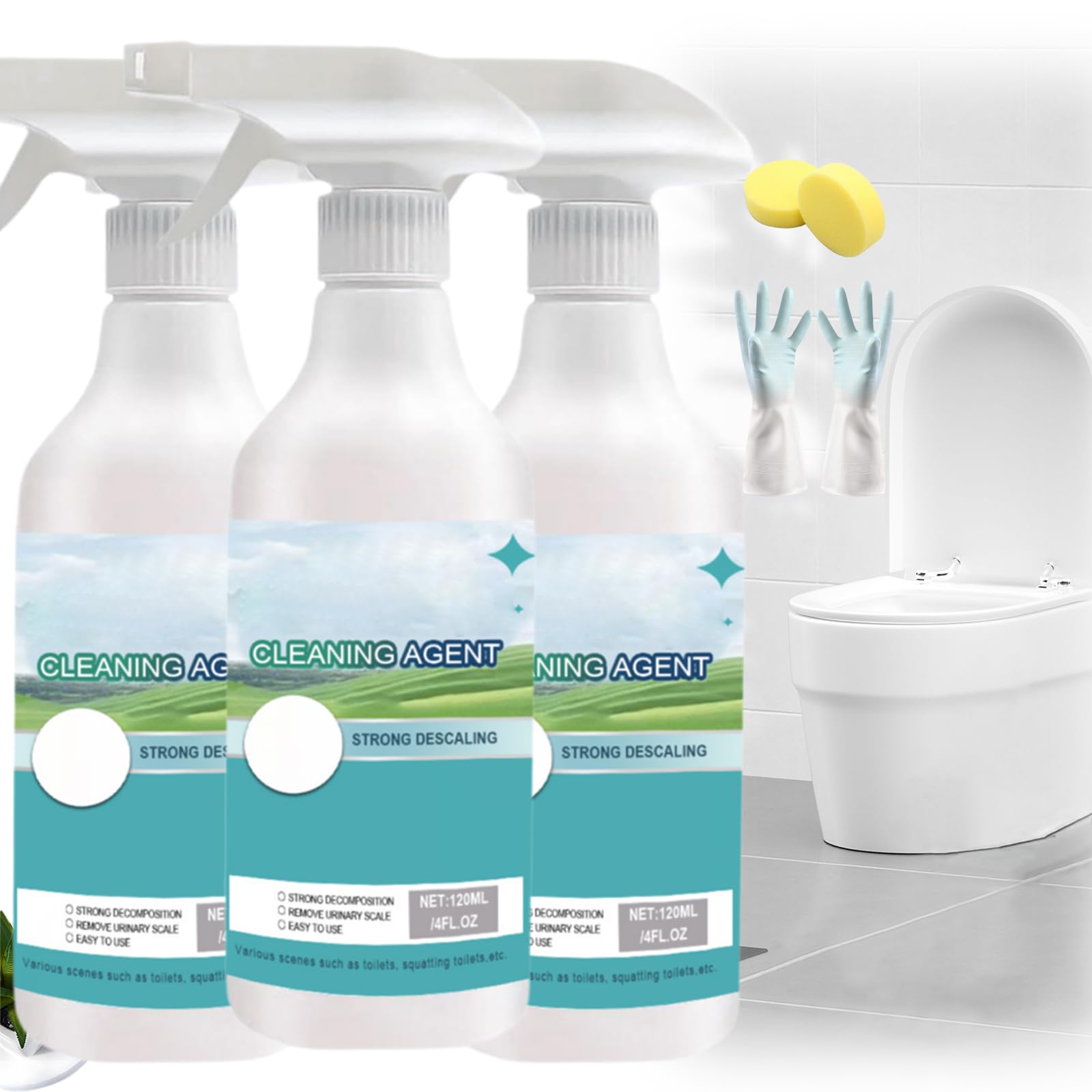 Concentration Oxalic Acid Cleaner, Concentrations of Oxalic Acid Cleaner (3pcs)