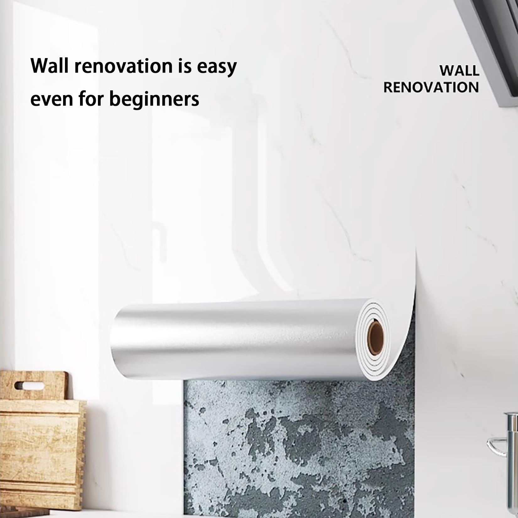Paneles Tapiz Autoadhesivo Muebles Mármol,2mm Papel Pintado Adhesivo- Rollo De Aislante Termico - Paneles De Pared 3D Impermeable Antihumedad Contacto Papel Decorativo Para Hogar/Dormitorio/Salón
