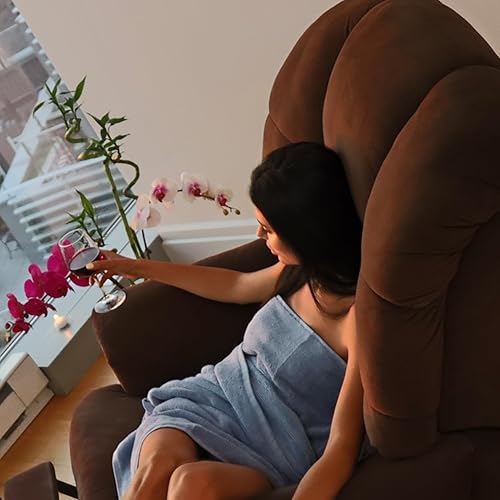 Miniatura 4 de Mosobam Lujoso paquete de 14 toallas de baño turcas de lujo, toalla y tapete para el rostro, color azul Allure de 700 GSM y 1000 GSM de viscosa de