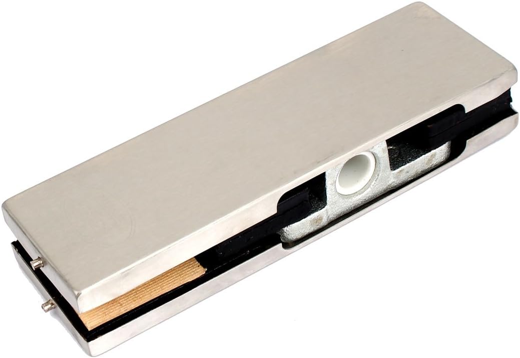 12mm Hole Fall Protection Dia Stainless Steel Rectangle Glass Safety Clips Door Clamp