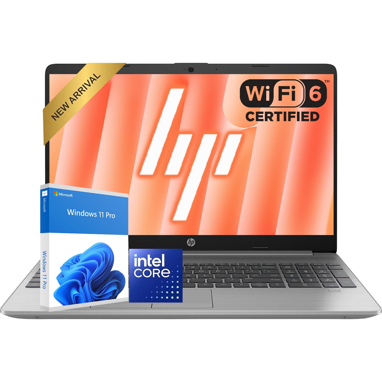 New 15.6" FHD Laptop Computer | Anti-Glare Display for Business & School | Intel High-Performance CPU | 16GB RAM | 512GB SSD | Fast Wi-Fi 6 & Bluetooth 5 | Long Battery Life | Windows 11 Pro