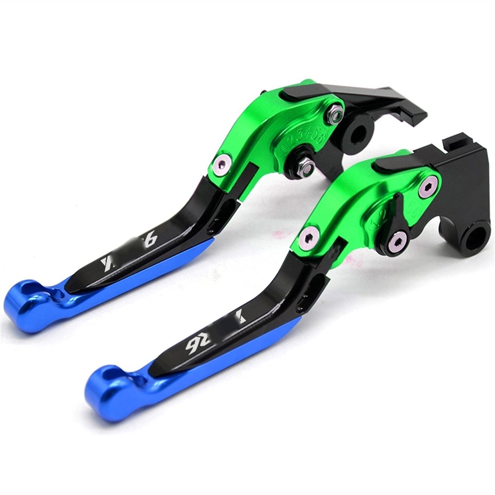 CHEVVY Freno per Y&amaha YZFR6 YZF R6 2005-2016 2016 2006 2007 2008 2009 2010 2011 2012 2013 CNC Maniglia Regolabile Freno Leve Frizione Maniglia (Color : 18)