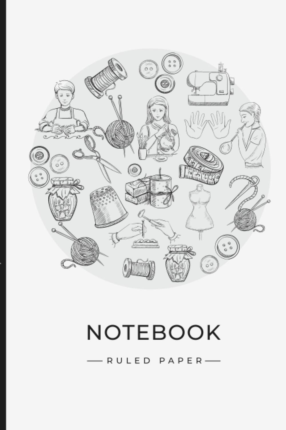 Art and Craft NOTEBOOK Ruled Paper: Journal, White Notebook, 6 x 9 inches, 100 Pages: College Ruled paper, Include Date Space