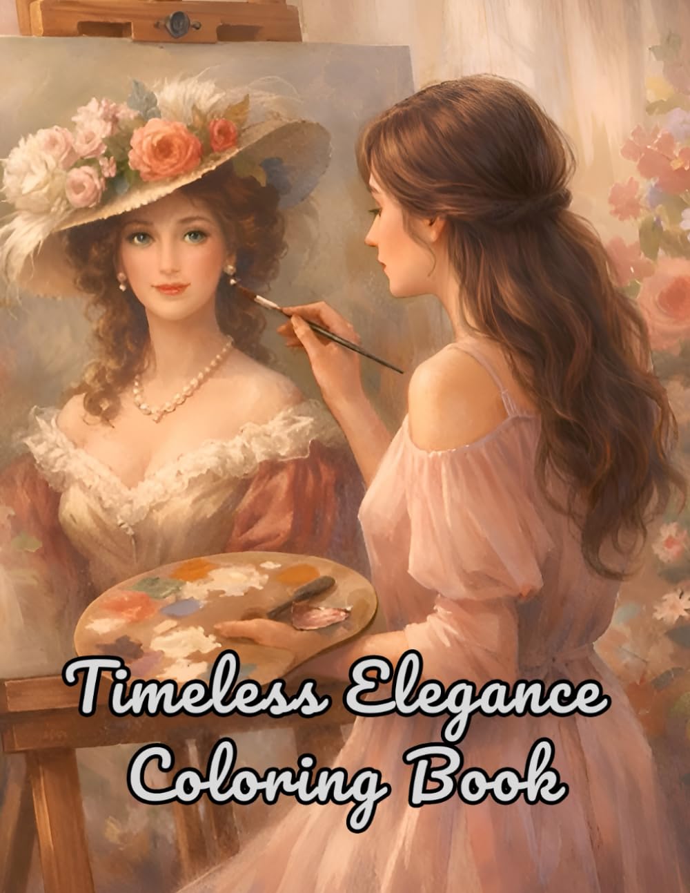 Timeless Elegance Coloring Book: Relaxing Elegant Portraits for Calm, Focus, and Stress Relief