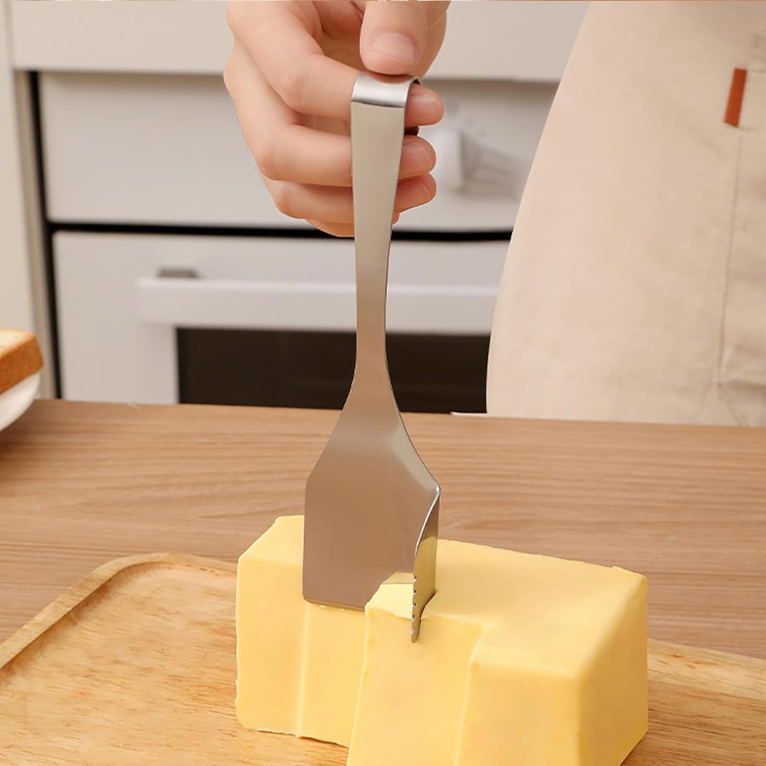 Stainless Steel Butter Spreader, Butter Knife, Cold Butter Curler Cheese Knives Butter Knife Spreader