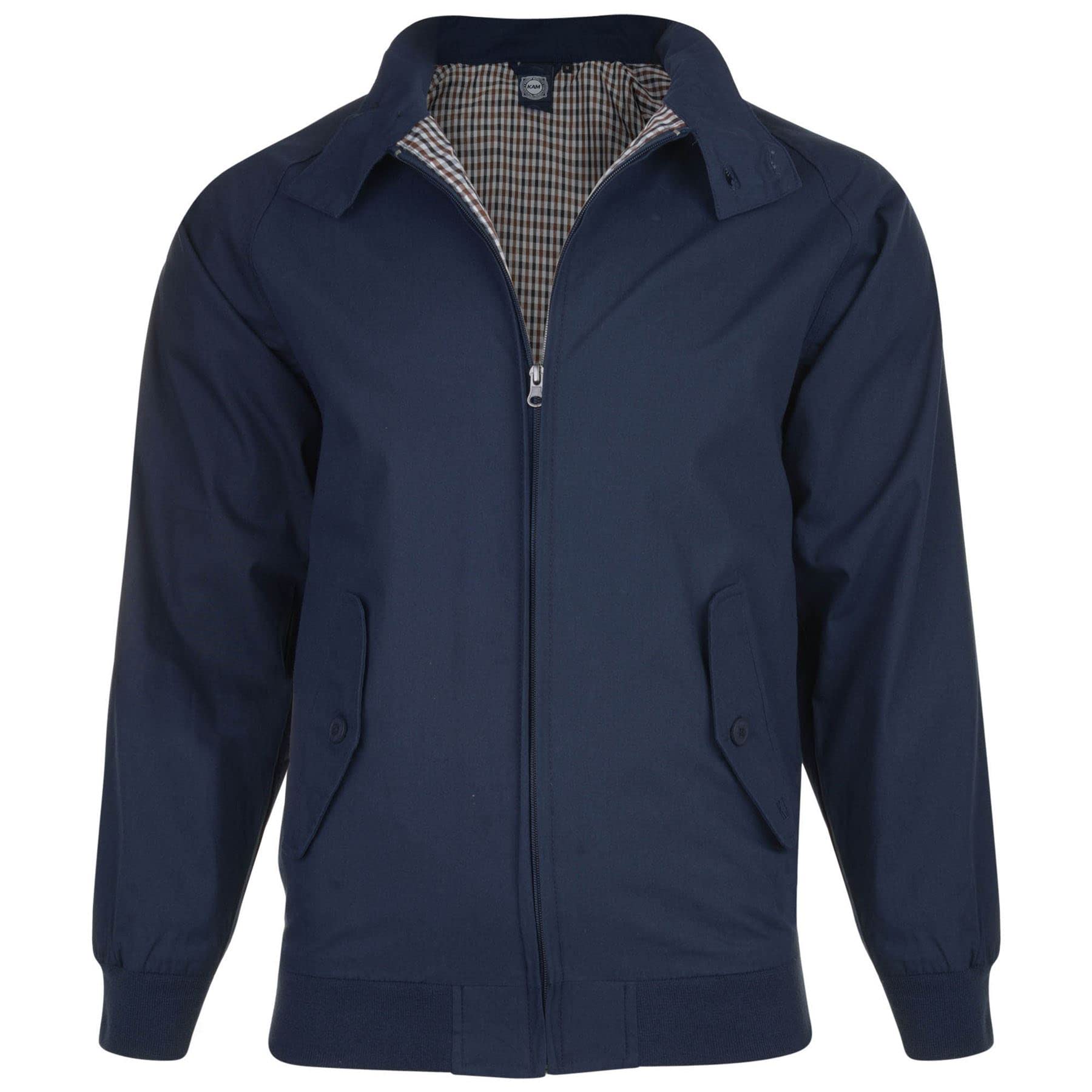 Kam Men's Blue Jeanswear Harrington Jacket-5Xl