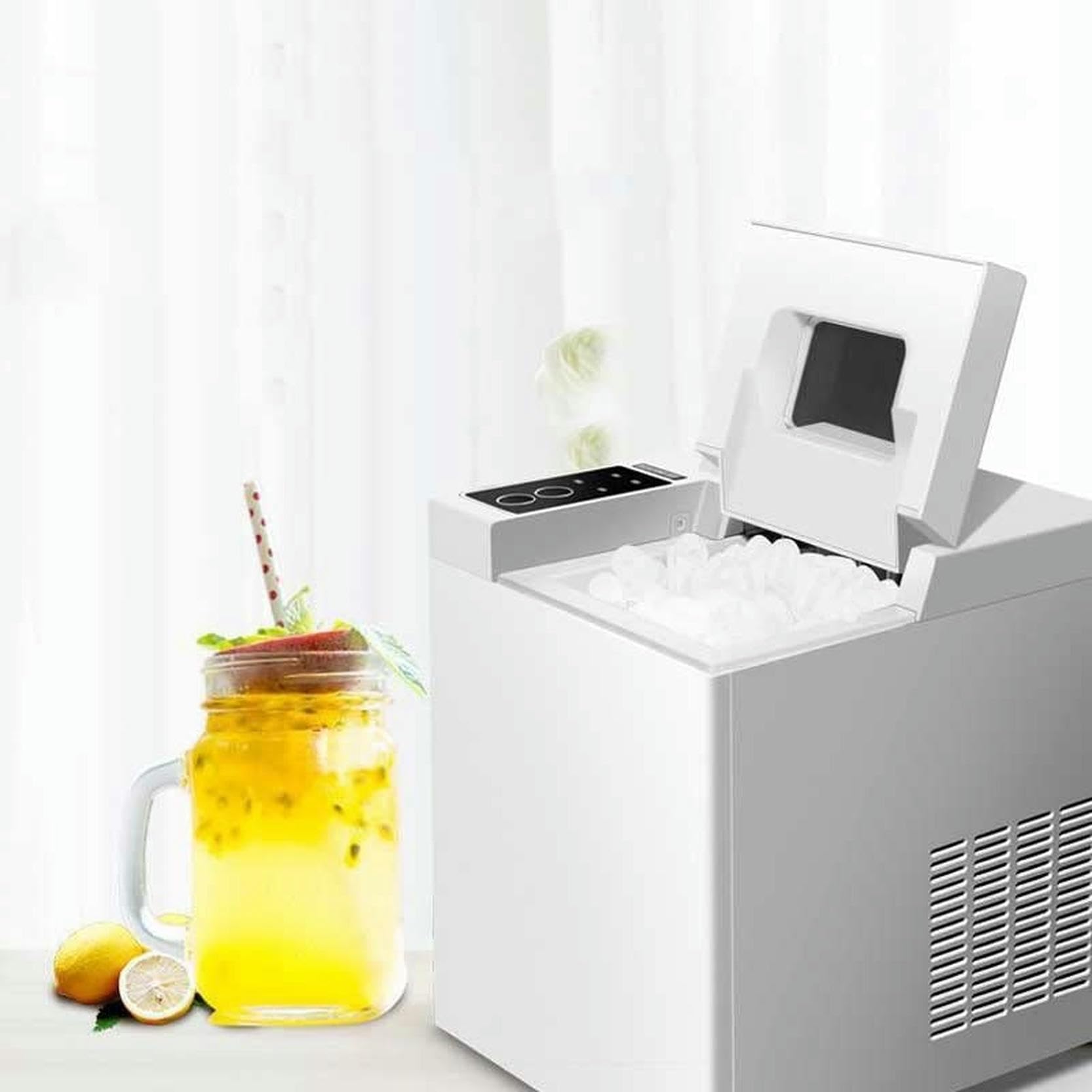 Máquina Eléctrica para Hacer Hielo, De Sobremesa, para Uso Doméstico O En Pequeñas Tiendas De Té con Leche.