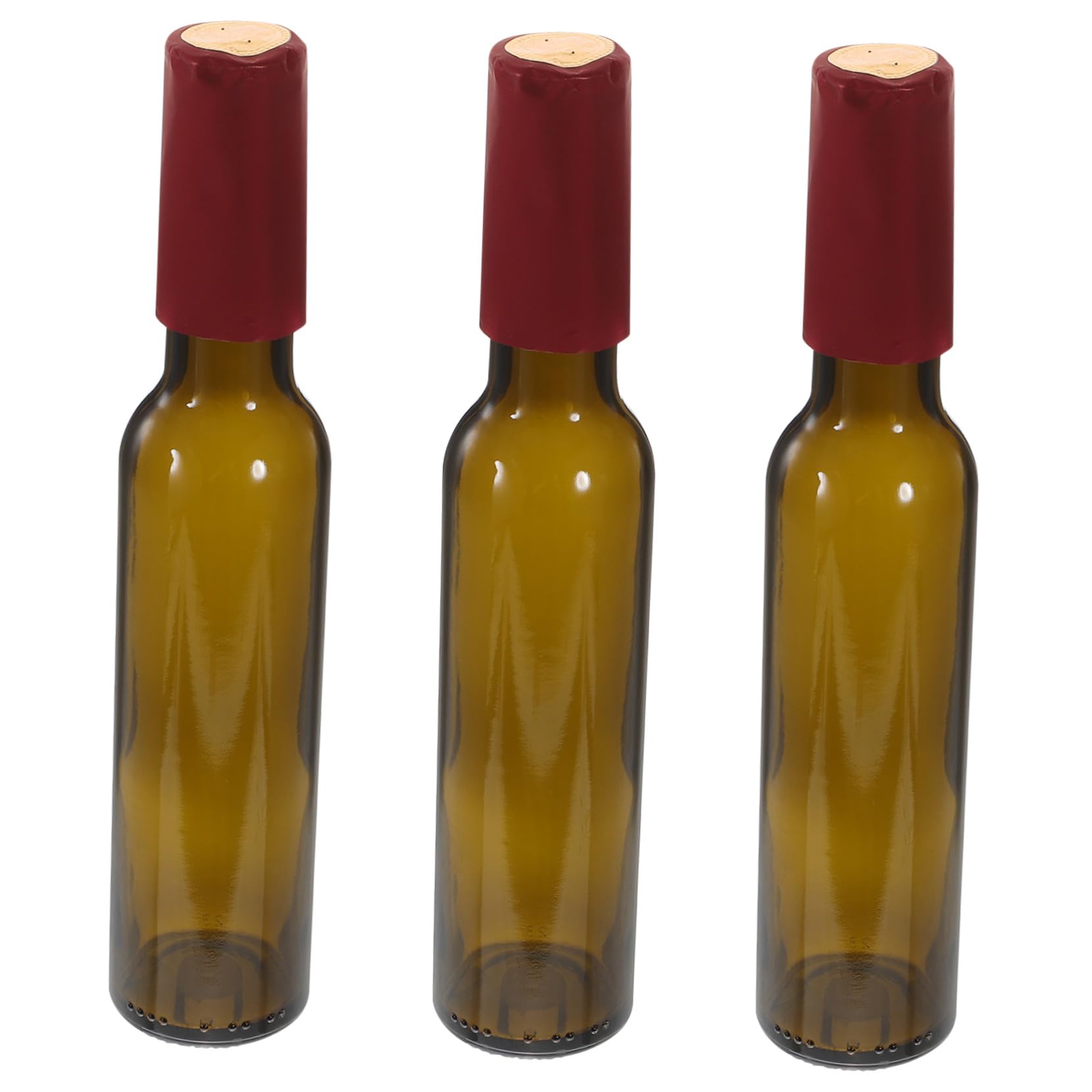 3pezzi Bottiglie di Vetro Vuote per Vino Bottiglie di Vino in Vetro Riutilizzabili Decorative Multifunzionali per Conservazione Bevande e Fiori
