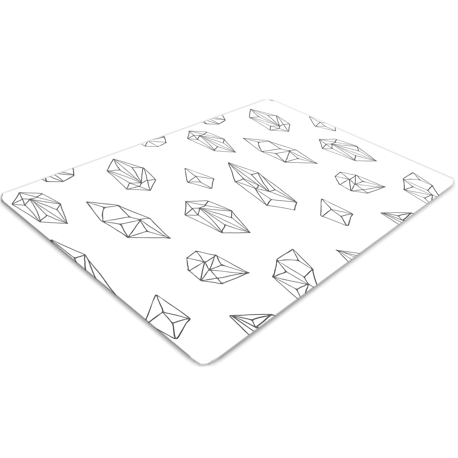 Tapis Chaise 120x90 cm Protecteur de Sol Antidérapant Résistant PVC