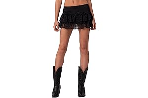 Women's Ravishing Ruffled Short Pirate Skirt