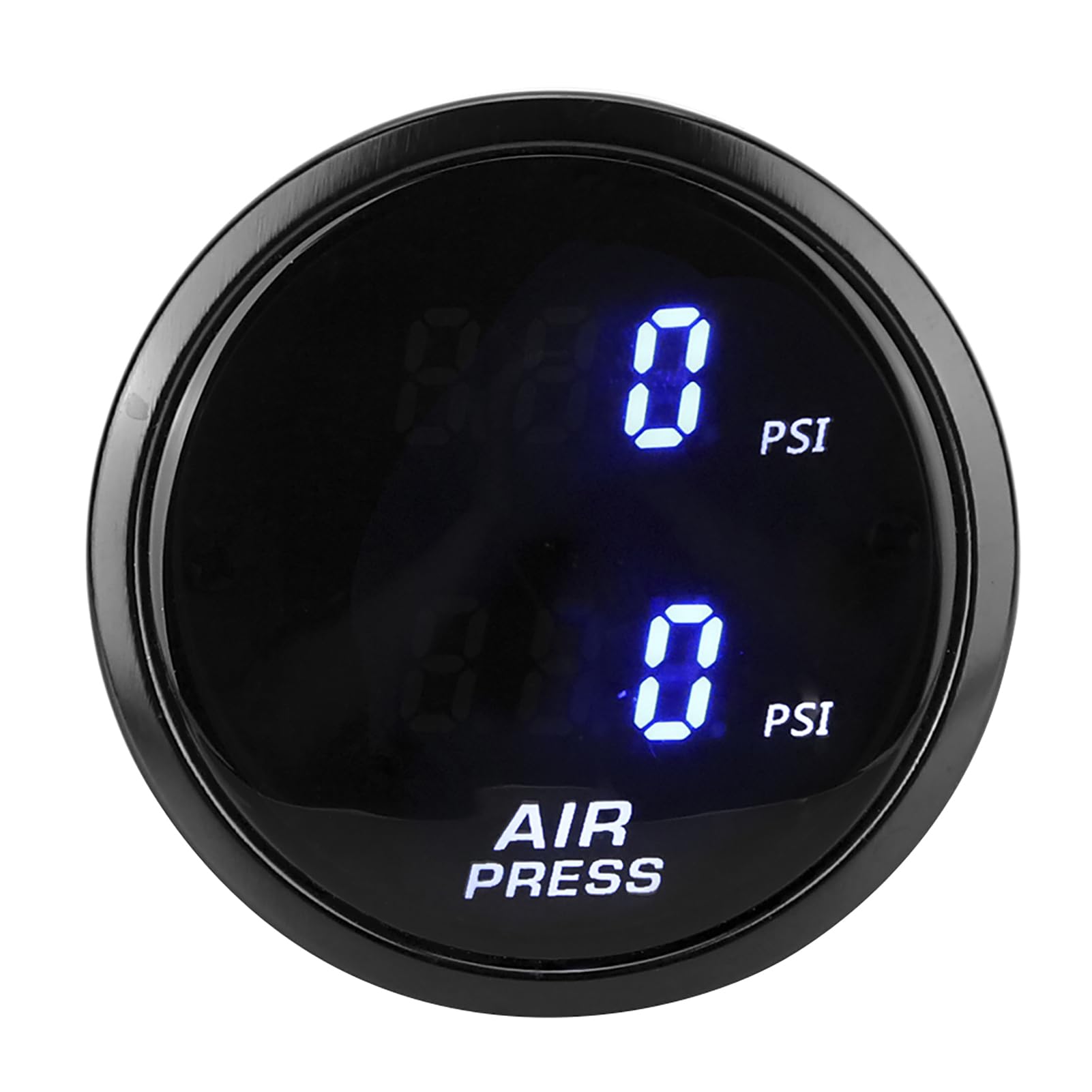 Kit manometro Boost Torvex, misuratore di pressione dell'aria PSI da 2 pollici LED display digitale blu Sensore di pressione turbo per supporto cruscotto auto