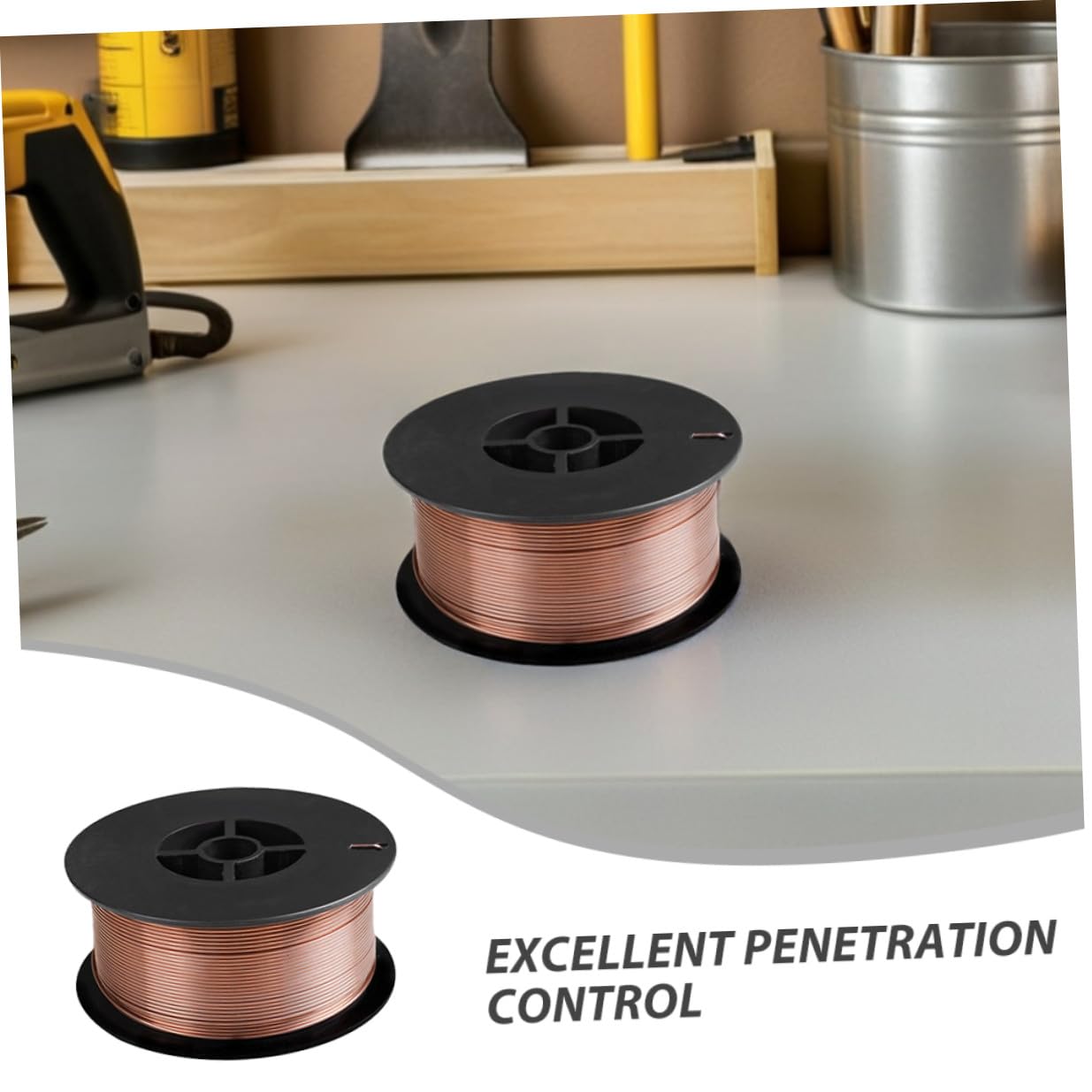 Alambre de Soldadura de Acero al Carbono sin Gas 1,2 Mm 1 Kg Carrete para Soldadura Industrial y Reparación Electrónica Núcleo Fundente para Soldador Mig