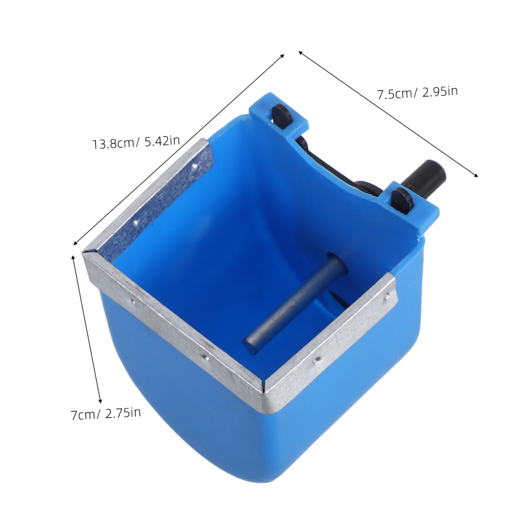 BCOATH Stainless Steel Rabbit Water Bowl Automatic Drinking Cup for Bunnies Durable Pet Waterer for Home Farms Adequate Supply to Prevent Dehydration Versatile for Animals