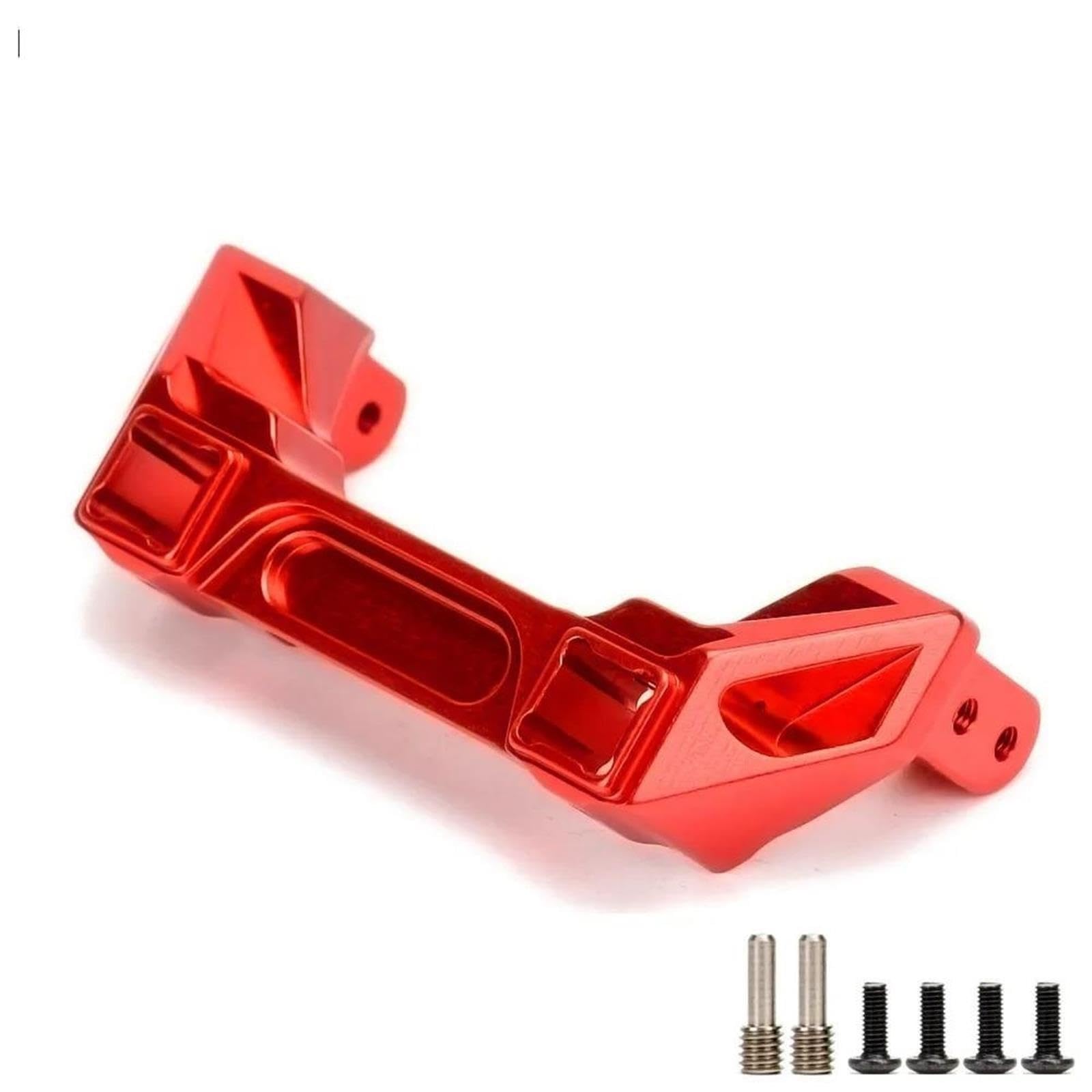 Zastąpiony 8237 2 szt. Aluminium Przedni Tylny Zderzak Mounts for RC Części samochodowe 1/10 do Tr-Axxas TRX4(Czarny 2 szt.)