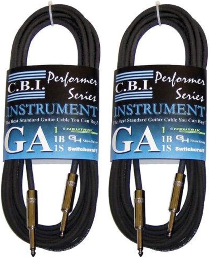 CBI CABLES CBI GA1 1/4" to 1/4" Guitar Instrument Cable, 15 Feet image 4