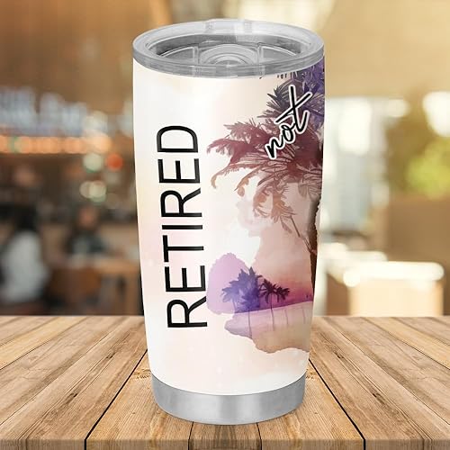 Miniatura 4 de Vaso de jubilación personalizado para mujeres, sus amigas, regalo de jubilación para compañeros de trabajo universitarios, regalos para jubilados,