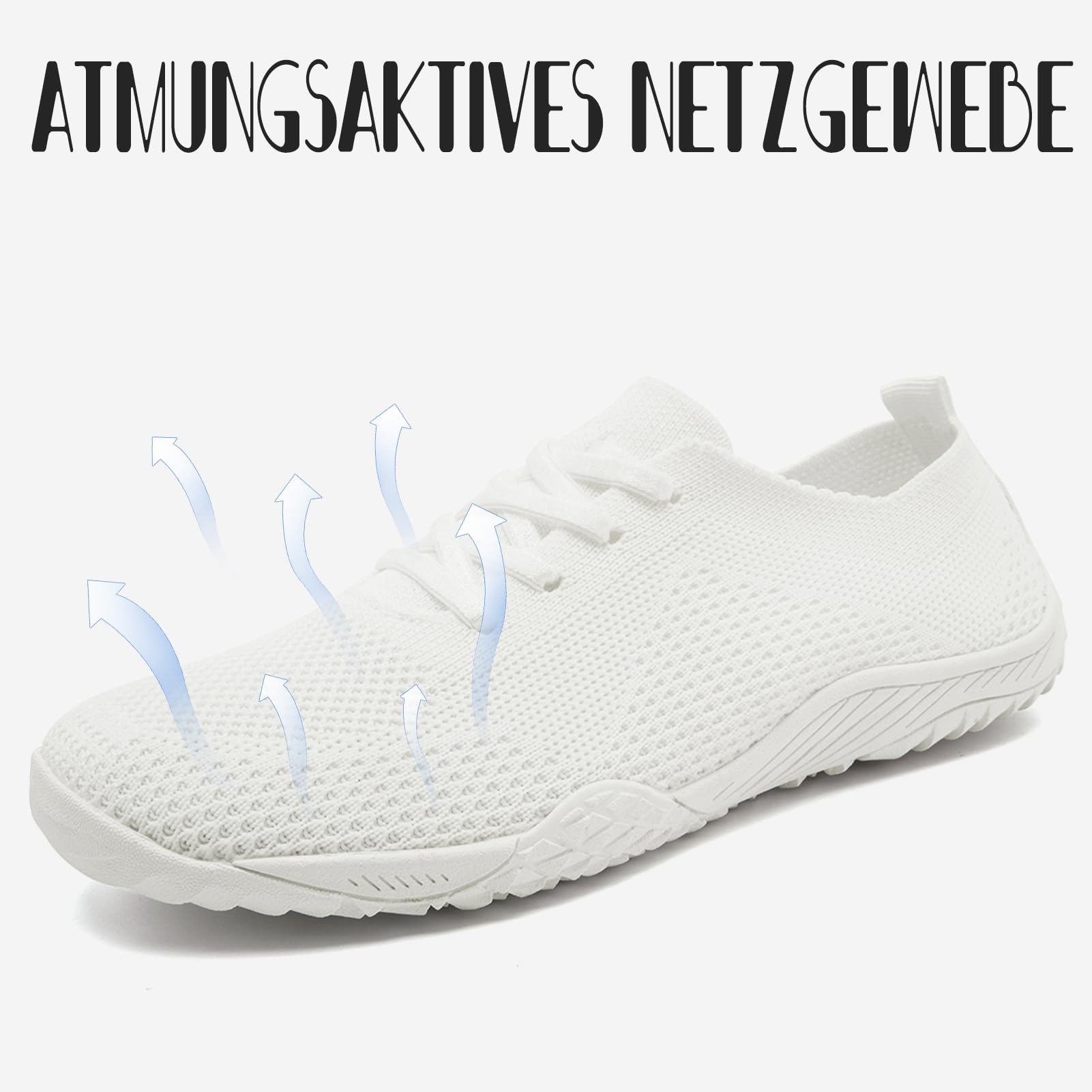 RJYWGS Scarpe Donna Barefoot Trekking Fitness Trail Running Sportive Tennis Sneakers Ginnastica Comode Basse Shoes