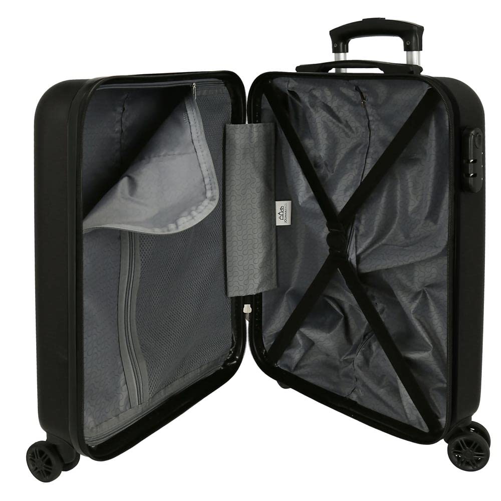 Disney My Pretty Bow Valigia da cabina nera 38 x 55 x 20 cm rigida ABS chiusura a combinazione laterale 34L 2,66 kg 4 ruote doppie bagaglio a mano