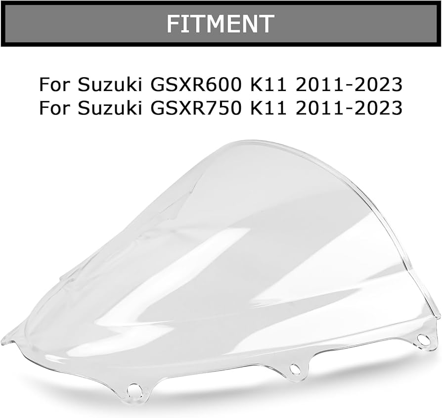 その他 HAKU CLEAR Amazon.com: PSLER Windshield Windscreen Double Bubble for Suzuki