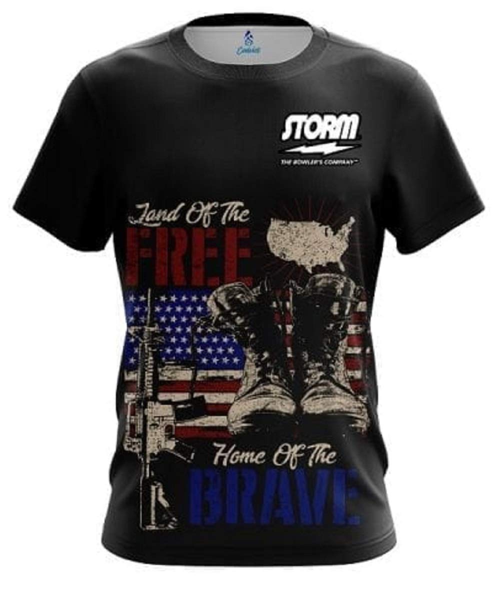 CoolWick Storm Land of The Free Bowling Jersey (3X)