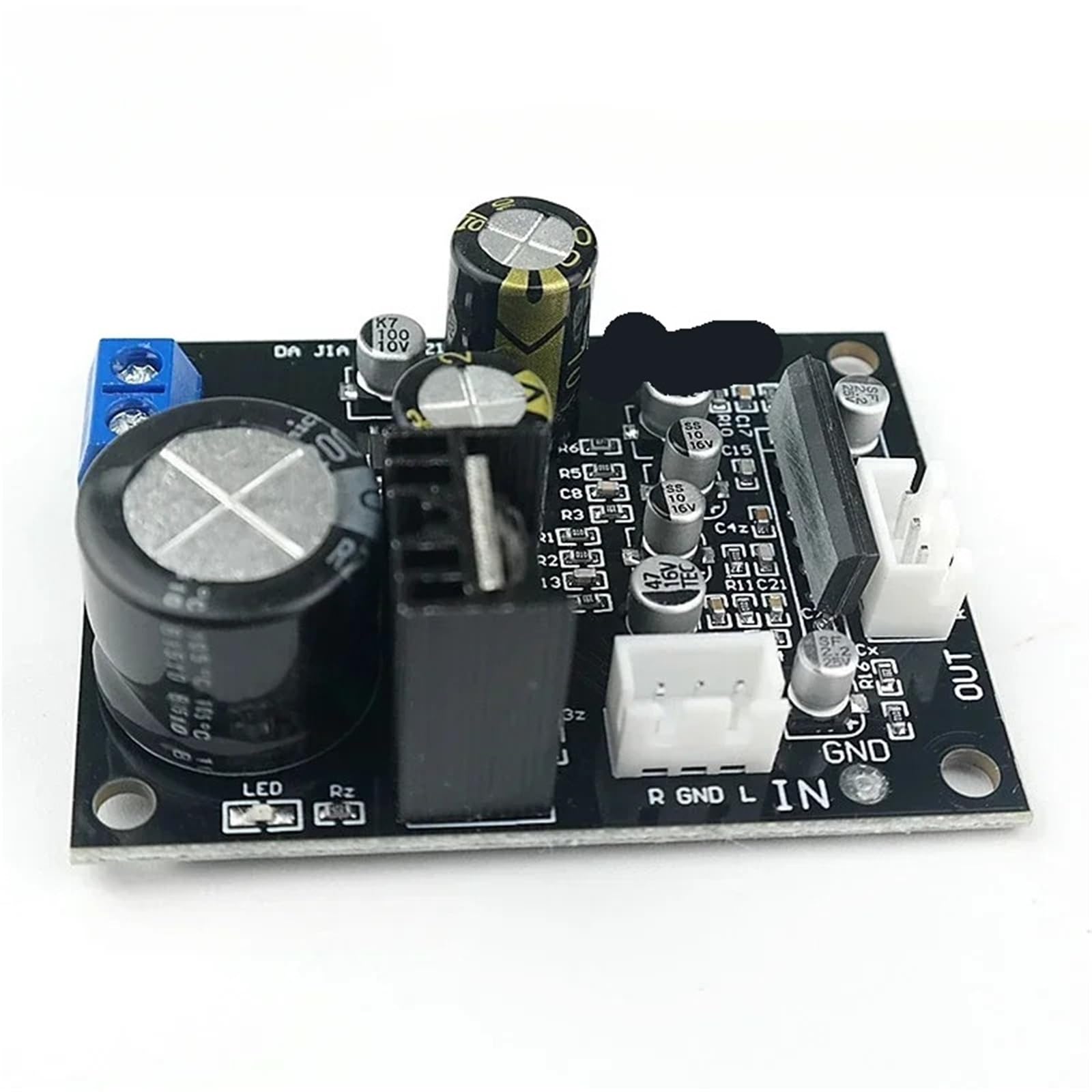 For MM MC Vinile Preamplificatore Phono Amplificatore Phono Giradischi Preamplificatore Scheda Audio Alimentatore Singolo Home Theater(Orange)