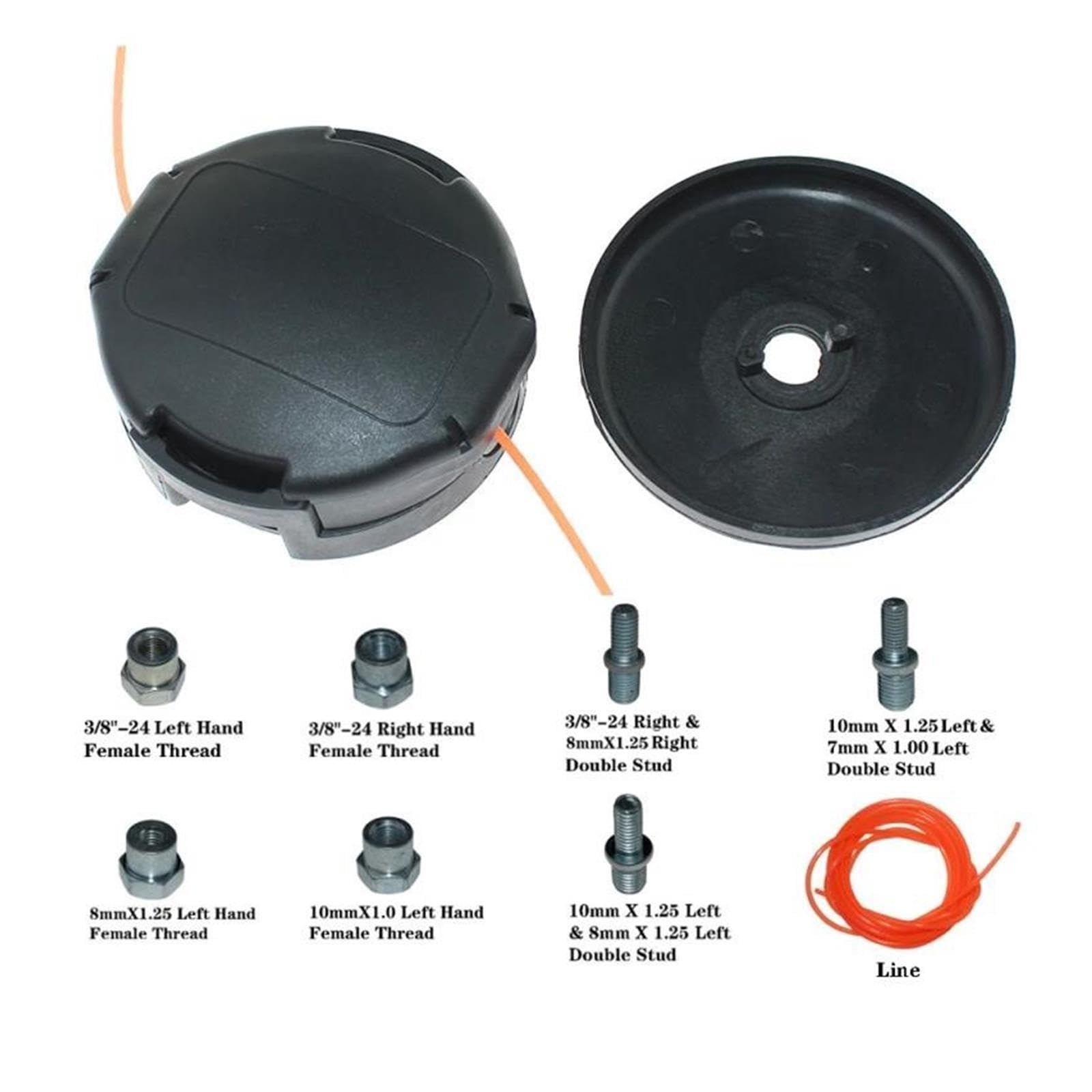 Cabezal De Corte De Repuesto Con Rosca Hembra, Speed-Feed 375S 400S 500S, Compatible Con Hitachi, Metabo, Tanaka TCG22EAS TCG22EAP TCG24EBD TCG27EBD