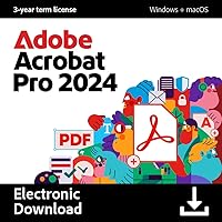 Vista 10 de Adobe Acrobat Pro + McAfee Total Protection 5-Device Software Bundle Create, Edit, E-Sign PDFs Antivirus Software, Scam Protection, Identity