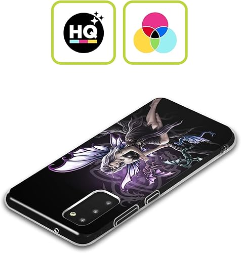 Miniatura 2 de Head Case Designs Funda de gel suave con licencia oficial de Sarah Richter Gothic Fairy with Dragons Fantasy protección de grado militar compatible