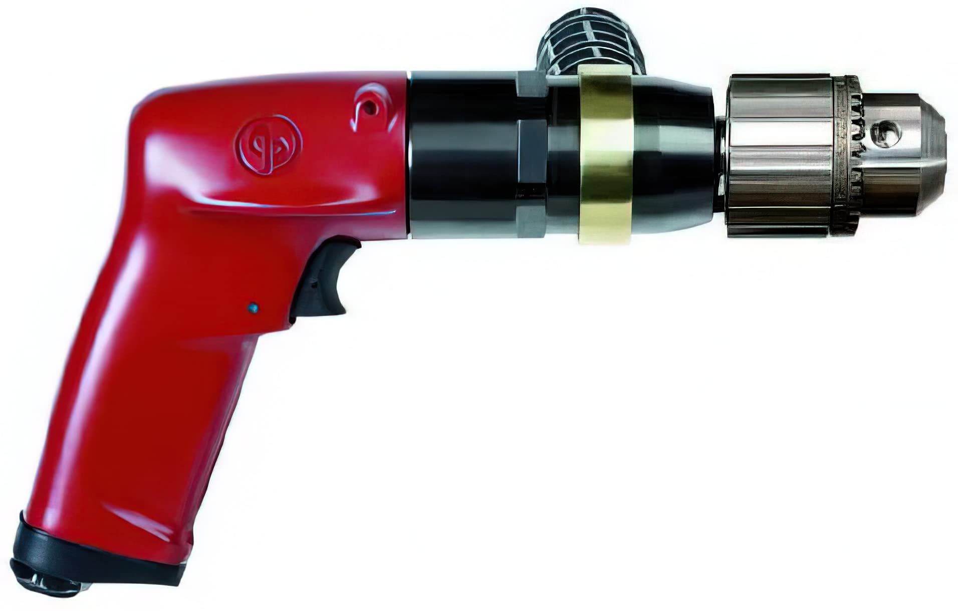 Chicago Pneumatic CP1117P05 - Air Power Drill, 1/2 Inch (13 mm), Keyed Chuck, Pistol Handle, 1.01 HP / 750 W, Stall Torque 22.1 ft. lbf / 30 NM, 500 RPM, Hand Drill, Power Tools & Home Improvement