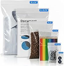 Grip Seal Bags 3.5 x 4.5", 100 Pack, Small Clear Plastic Resealable, Storage Organisation Food Grade