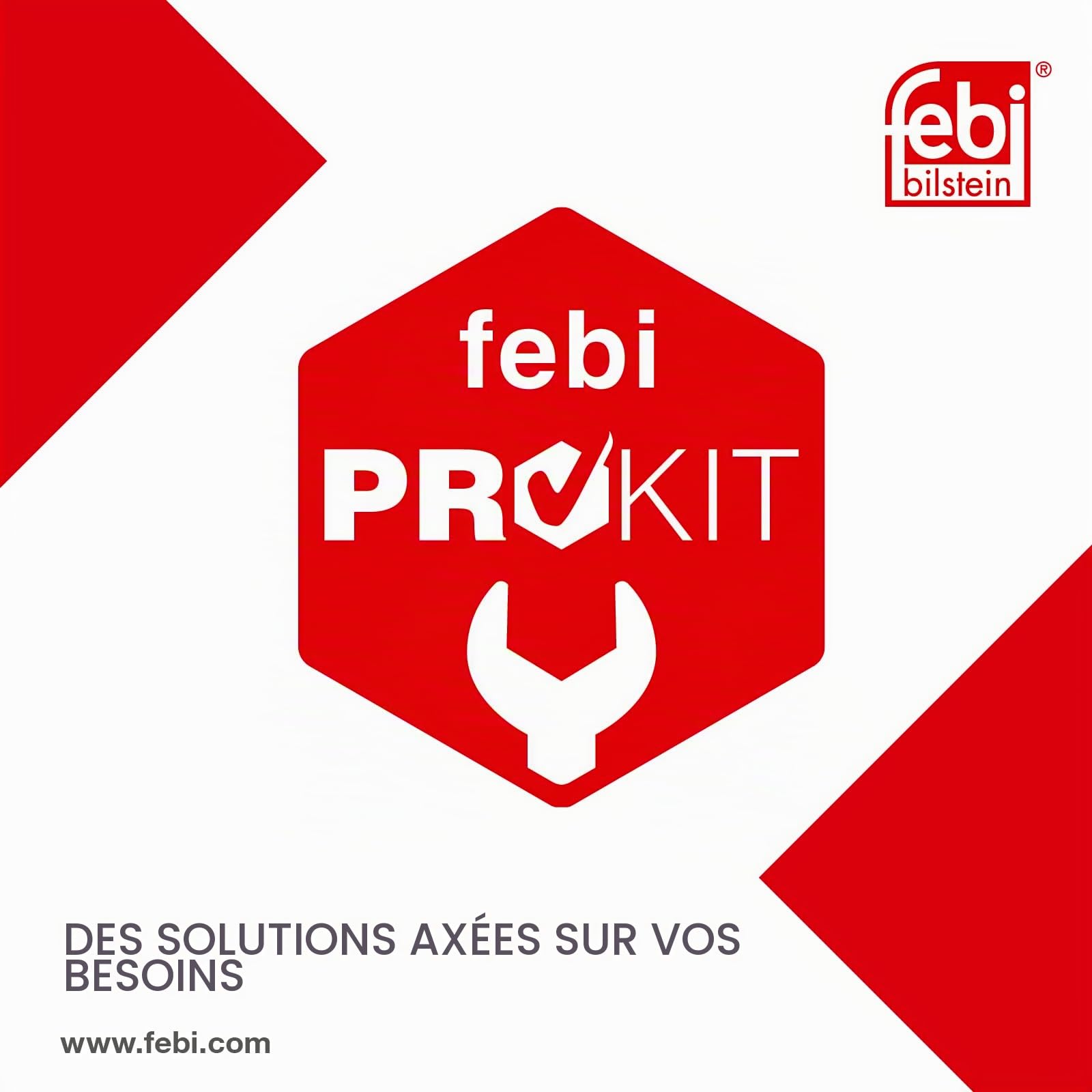 Febi bilstein 37821 Kit de réparation, coupelle de suspension (Lot de 2)