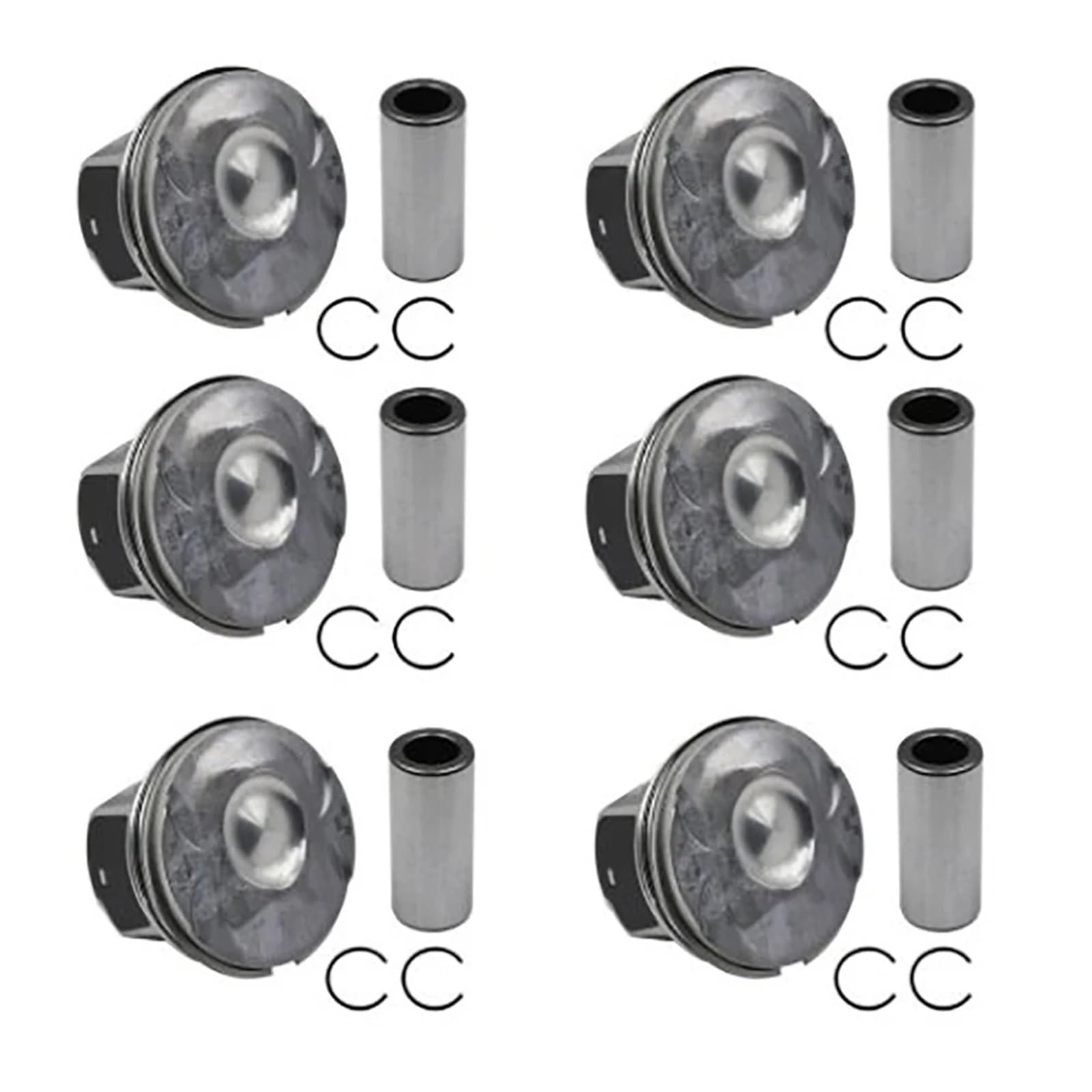 Kit de segments de piston et bielles de moteur Compatible pour les modèles Land Rover Ranger Discovery/Jaguar XE F-Type F-Face AJ126 LR062617 3.0T. Pièces détachées