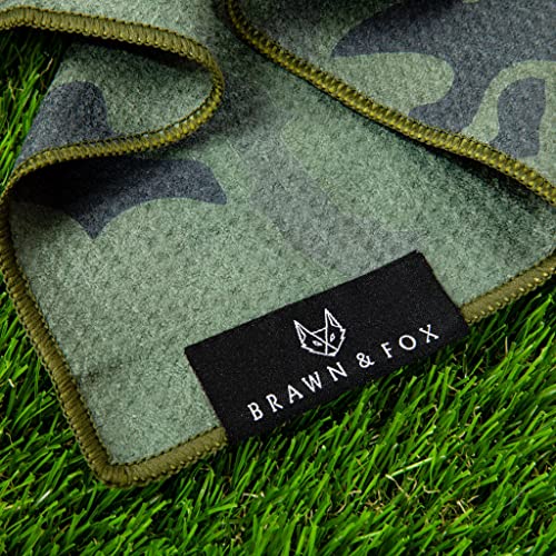 Brawn & Fox Magnetic Golf Towel (Green) #TOP3
