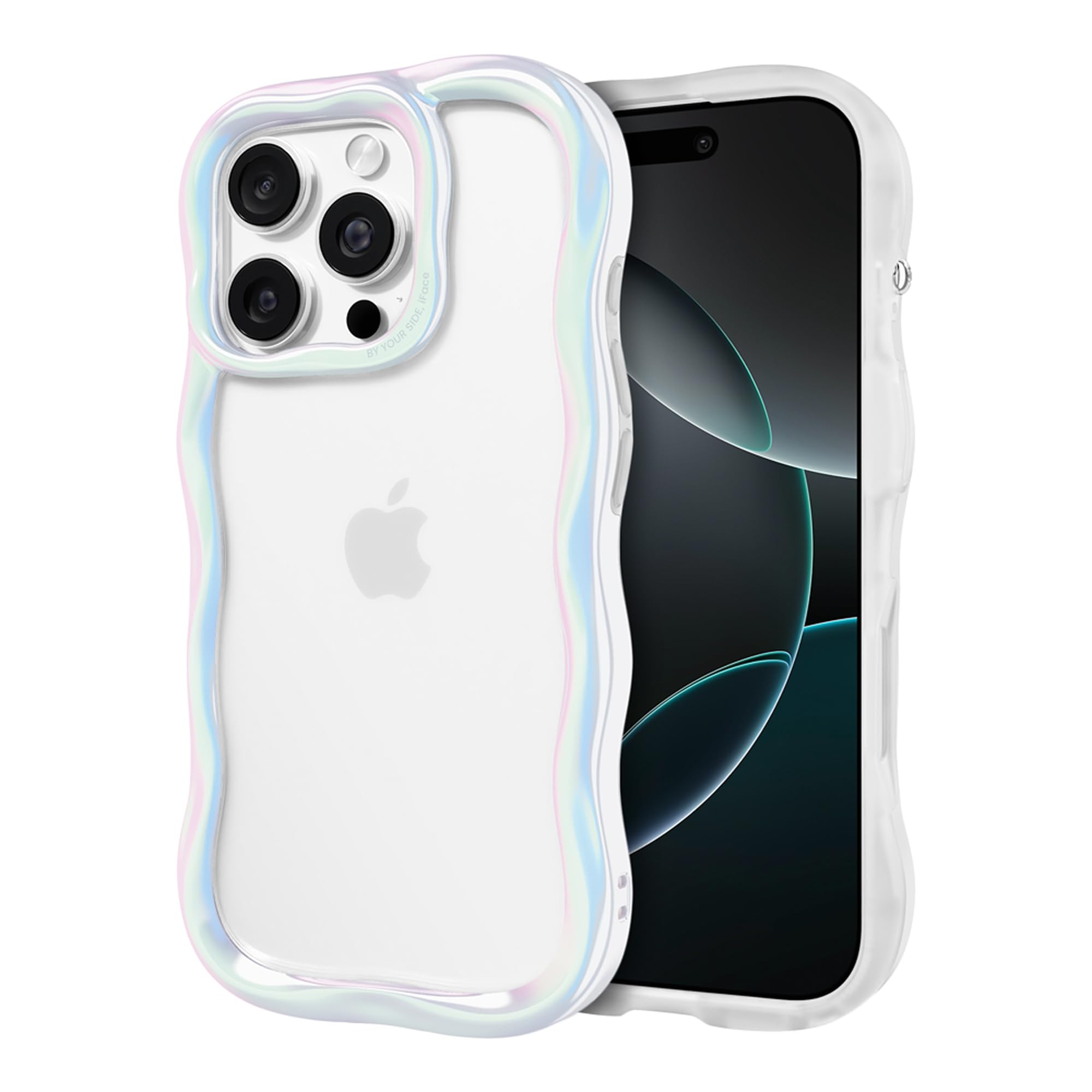 新品【iface BeBling1】iPhone16リングセットホワイトオーロラ Amazon.co.jp: iFace BeBling Wave ケース iPhone 16 Pro 対応