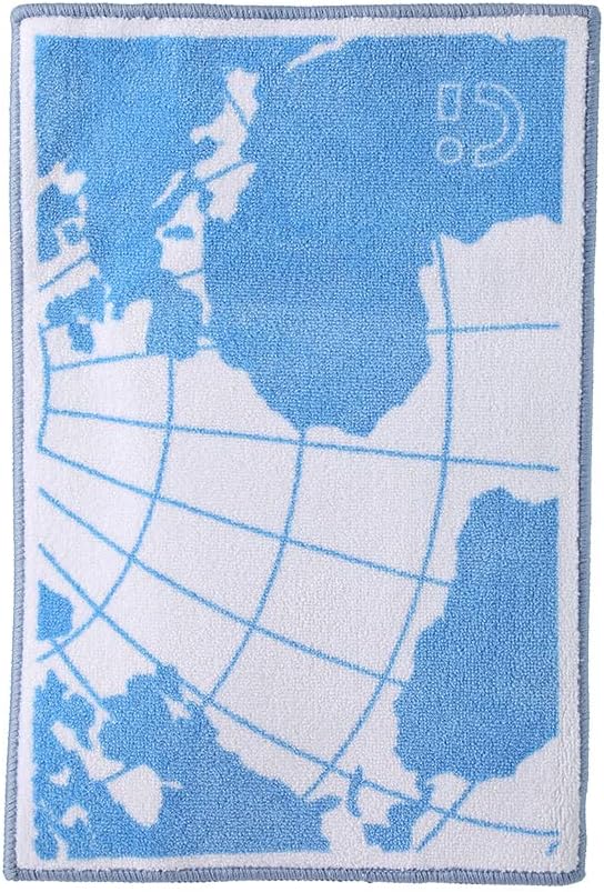 MINISO I Love Earth Rectangle Door Mat 23.6"x15.7", Durable Welcome Mat Low Profile Floor Mat Carpet Front Doormat Indoor Outdoor Door Rug Non Slip Entrance Rugs for Entryway,Living Room,Bedroom
