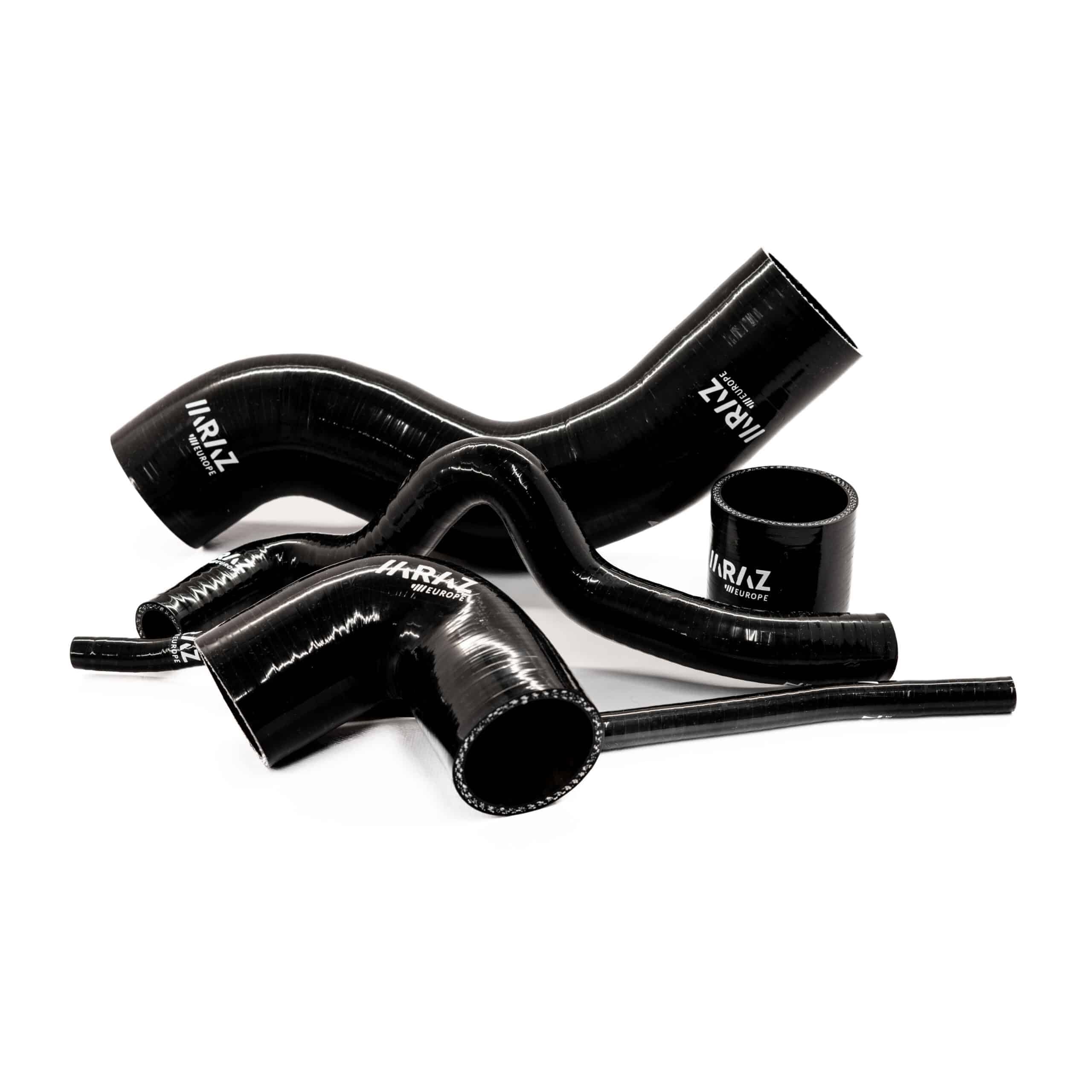 Kit de manguera Intercooler Turbo Boost de silicona para Golf/Jetta/Bora/A3/TT GTI MK4 1,8T color Negro -MRAZ-