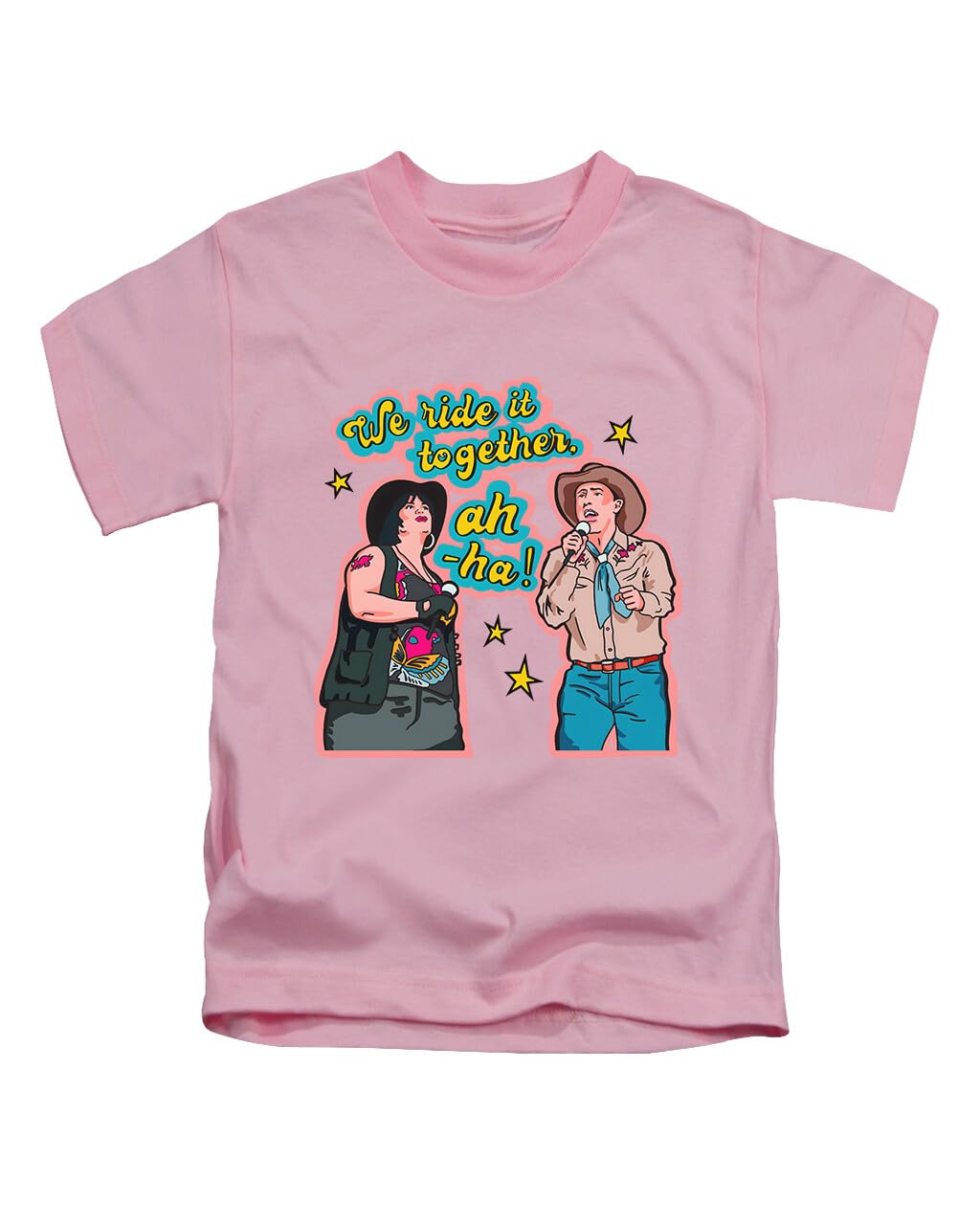 Nessa and Uncle Bryn Singing Meme Trending Trend Tee T-Shirt Funny Unisex T Shirt Top Baby Pink