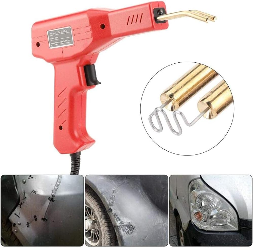 Exclusive Discount 50% Price Car Bumper Repair Welder Kit, Professional Staple Design Hot Plastic Welding Gun Set 2 Colors Electronic Soldering Gun Kit with Carring Case for Repairing Fairing, Automotive Bumper(Red US Plug 110V) Flash Deals - 50% OFF Car Bumper Repair Welder Kit, Professional Staple Design Hot Plastic Welding Gun Set 2 Colors Electronic Soldering Gun Kit with Carring Case for Repairing Fairing, Automotive Bumper(Red US Plug 110V)