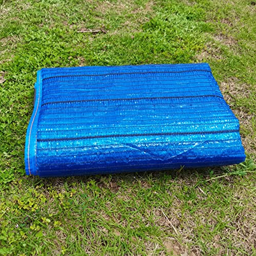 Aglzwy Outdoor Shade Net Flat Stitch Sun Shade Cloth Easy To Install Sun Shade Sail, Due To Plants, Balconies, Customizable Blue (Color : Blue, Size : 8X3M) #TOP3