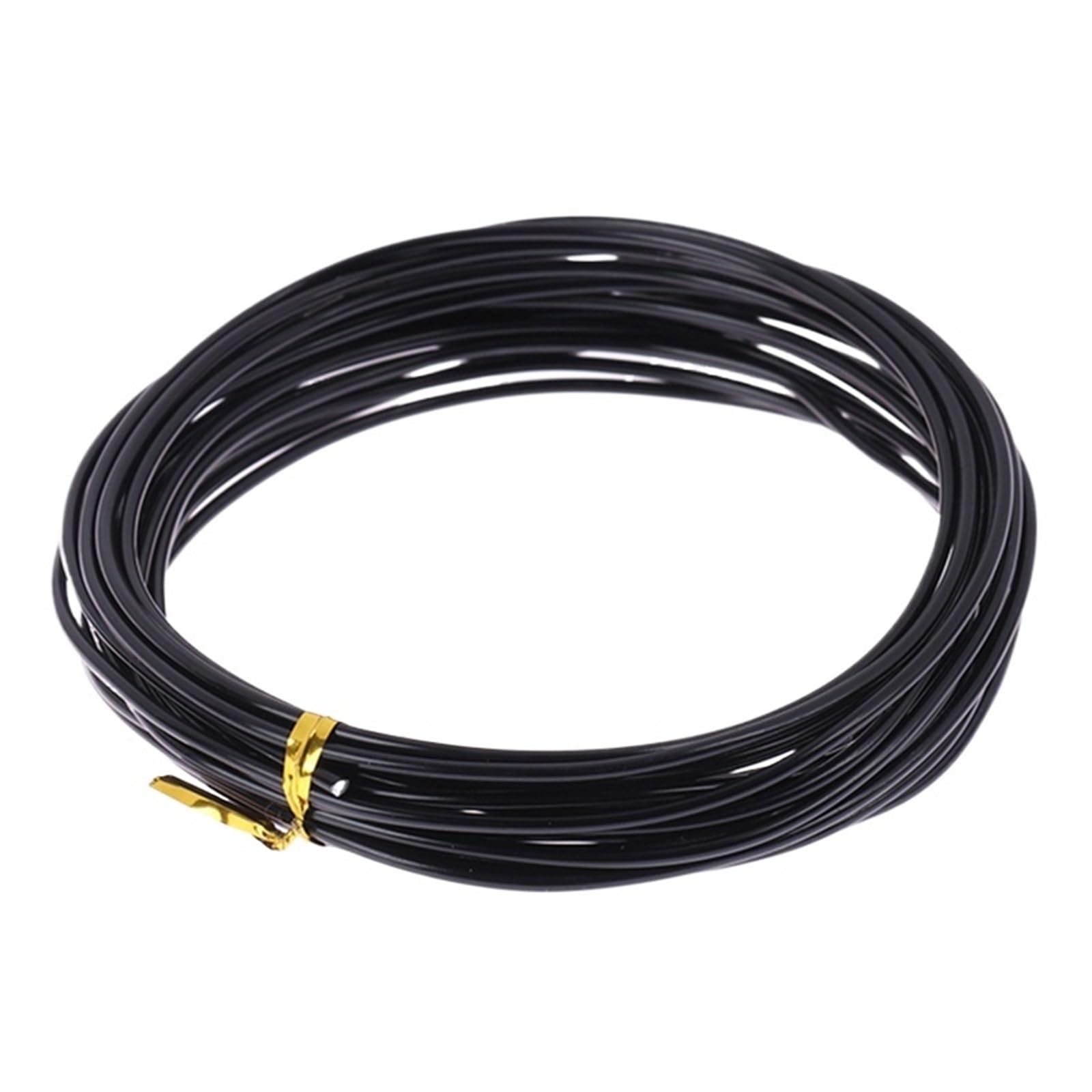 Aluminum Wire Craft, Bendable Aluminum Craft Bonsai Training Wire Kit Anodized Black 6 Sizes 1.0-3.5mm 5m(2.5mm)