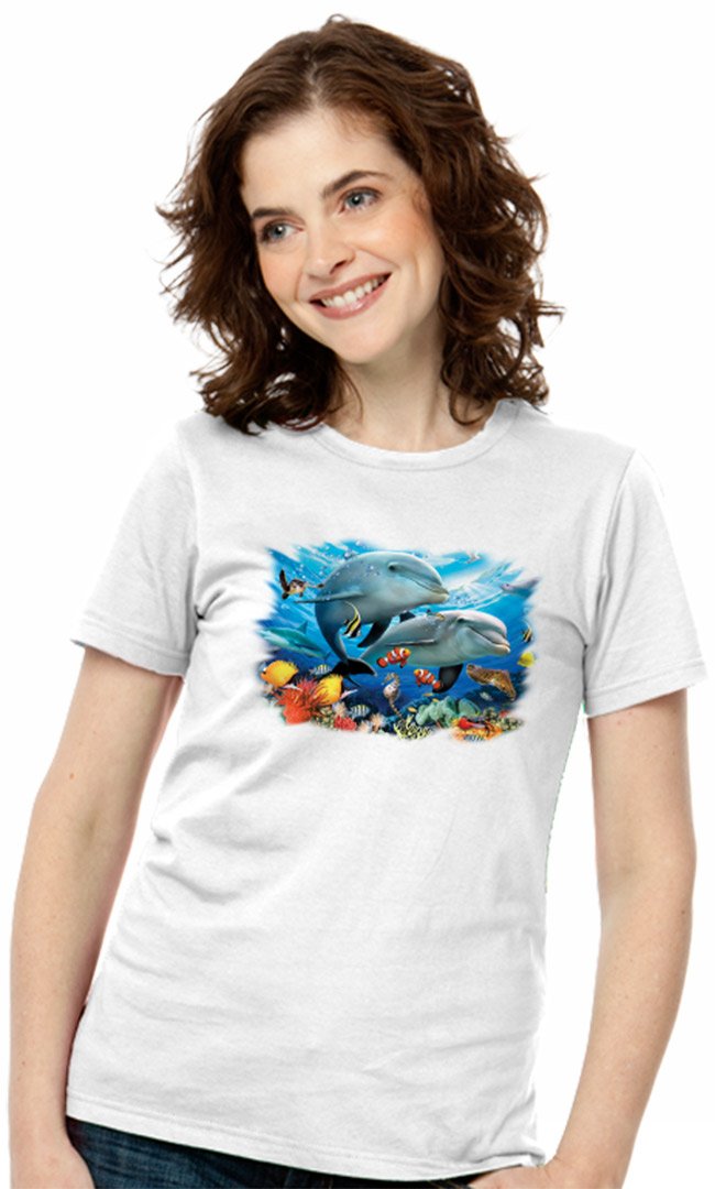 SolarTeesWomen's Wild Cat Nap Solar Color Changing Tee