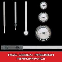 Vista 3 de Starrett Tranvía de acero - Rango máximo de división de 18 pulgadas, rango máximo de diámetro de trazado de círculo de 36 pulgadas, tamaño de haz