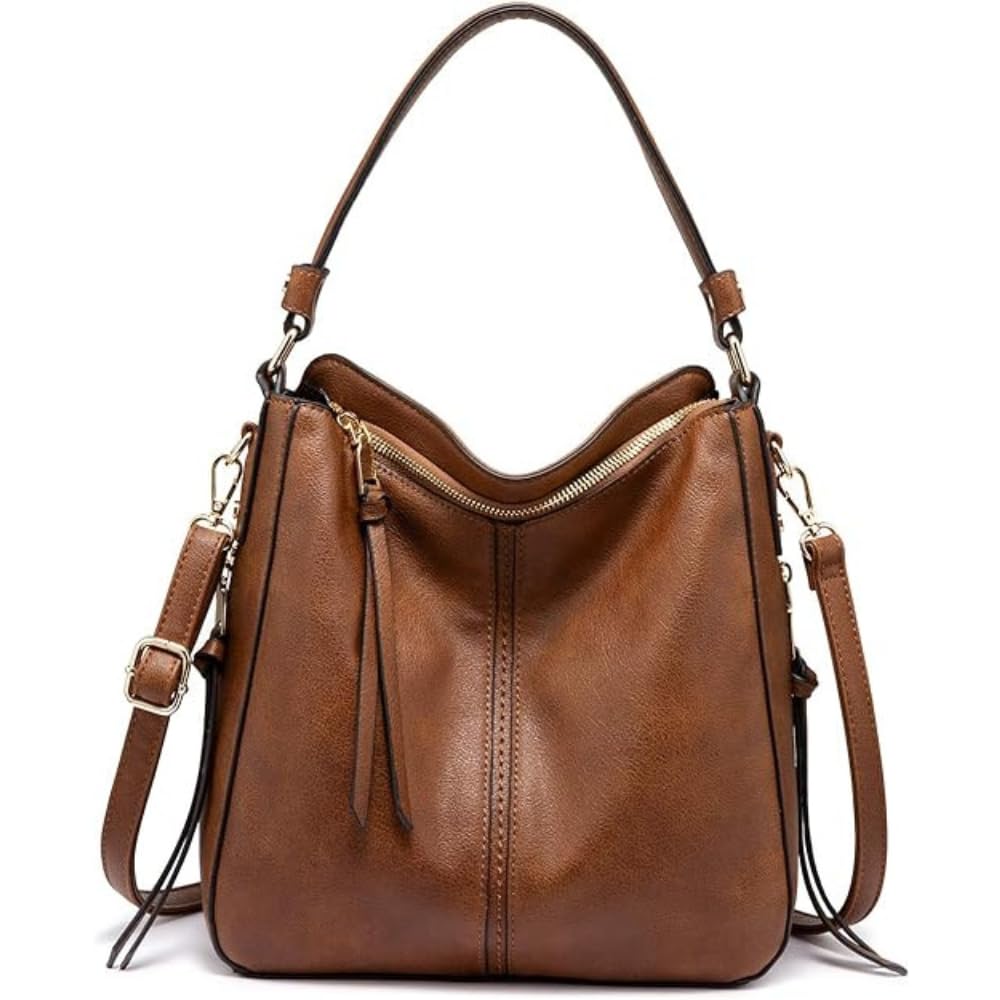 AFFLATUS Handbags For Women Shoulder Bags For Women Handbags Leather Bag For Women Leather Handbags For Women Shoulder Hobo Bag For Women With Long Strap Handbags For Women Girls Ladies,Brown (B0D31128PS) Amazon Price History, Amazon Price Tracker