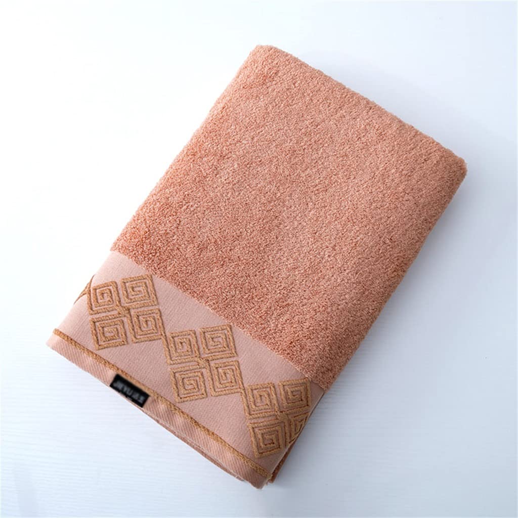 Pure Cotton Bath Towels Increase Thicker Soft Wash Face Bath Household Men and Women Color A Size 80