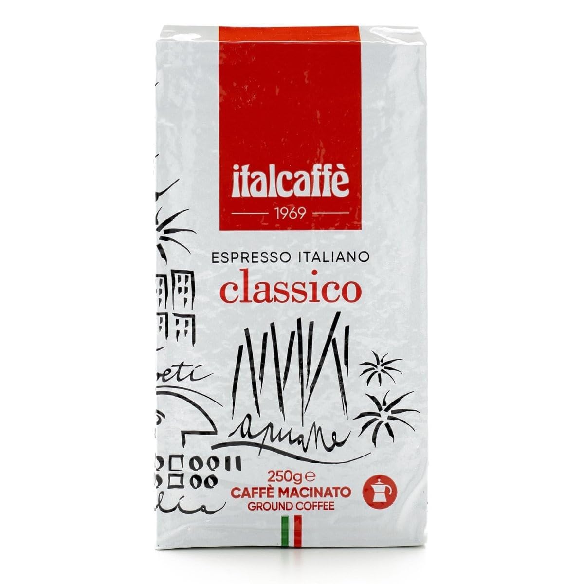Italcaffe Classico Ground Coffee , 250g - Pack of 1