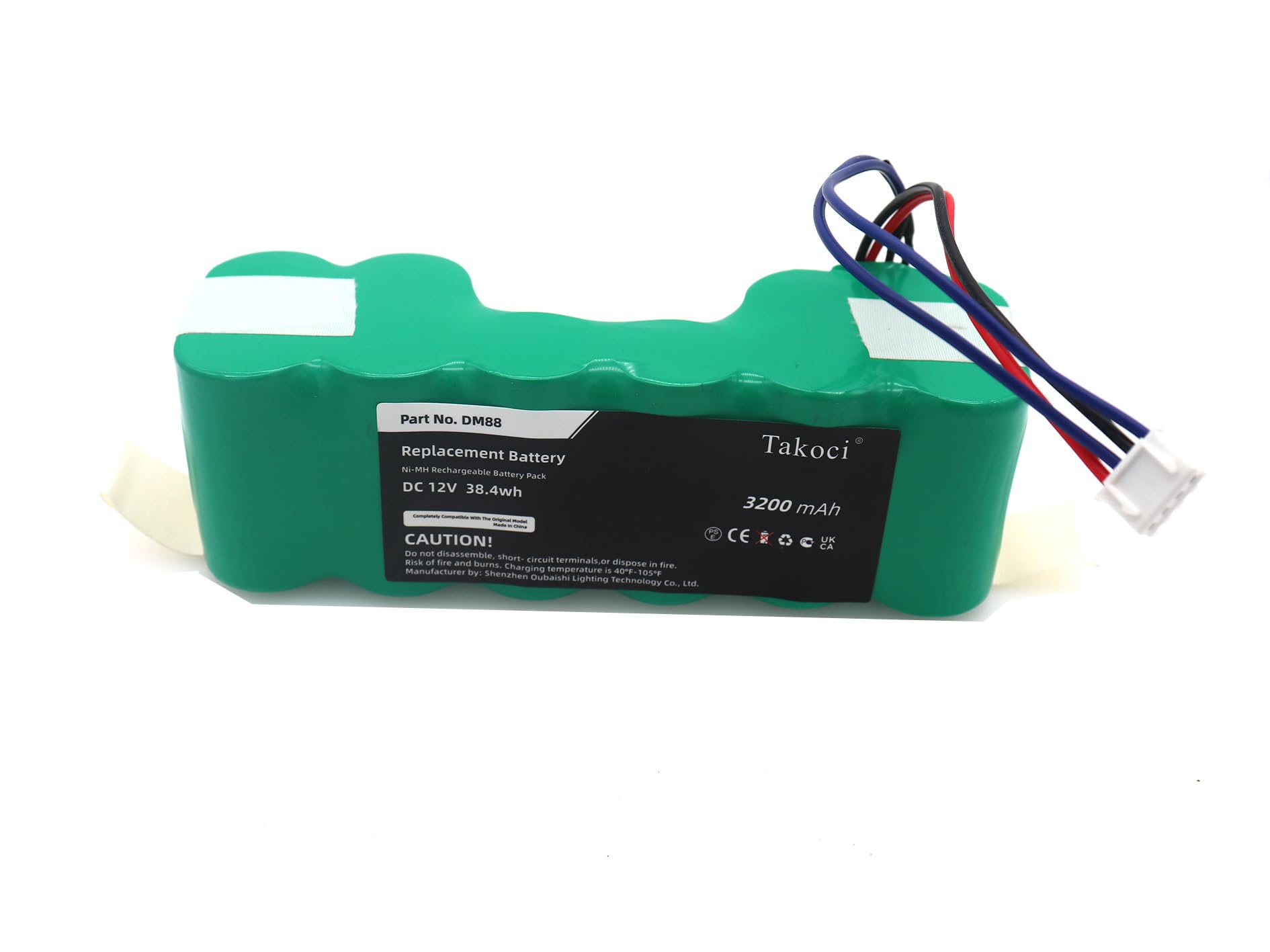 Replacement Battery for Ecovacs Sweeper DD35 DG716 DG710 DE33 DE35, Ozmo DD46.11 901 902 610 600 601 900 901 907, Deebot D900 D901 D907 DG710 DG716 M88，12.0V/3000mAh